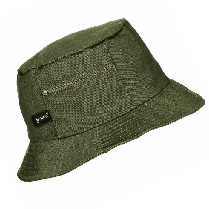 Schlapphut, Tasche mit Reißverschluss rechts